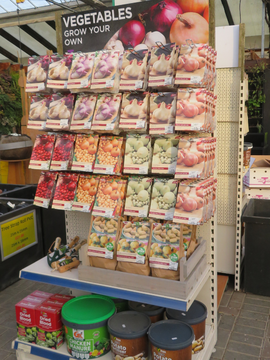 Popular varieties of Onions, Shallots, Garlic and Potatoes are now in stock