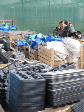 You can now recycle your plant pots, plant trays, compost bags and bulk bags at Provender Nurseries