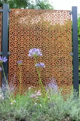 Corten Steel Panel Motif Pattern - Provender Nurseries - Wholesale 