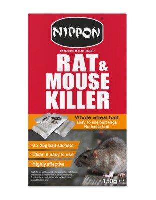 Nippon Rat & Mouse Killer Whole Wheat Bait